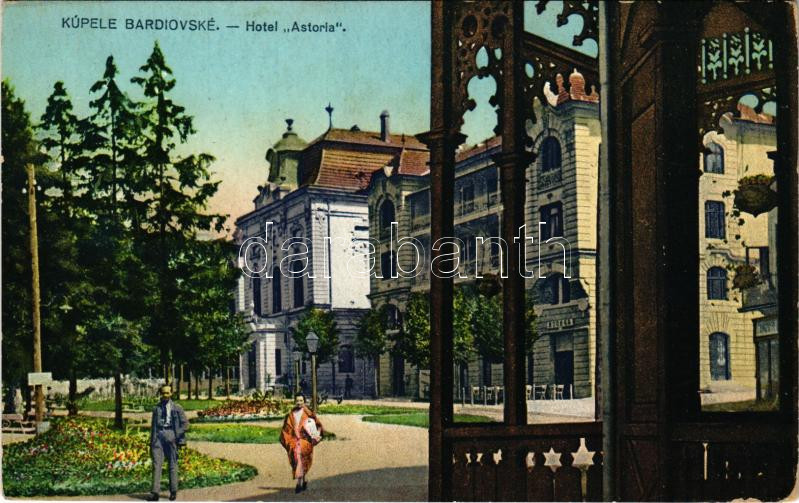Bártfa, Bártfafürdő, Bardejovské Kúpele, Bardiov, Bardejov; Hotel Astoria szálloda / hotel, spa (EK)