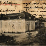 1914 Nekcse, Nasice; Gróf Pejacsevich kastély. Kiadja Alexandra Eisler / Dvor grofa Marka Pejacsevicha / castle (szakadások / tears)