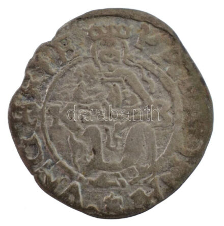 1571K-B Denár Ag 'Miksa' (0,46g) T:2- patina Hungary 1571K-B Denar Ag 'Maximilian' (0,46g) C:VF patina Huszár: 992.,Unger II.: 766.a
