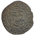 1571K-B Denár Ag 'Miksa' (0,46g) T:2- patina Hungary 1571K-B Denar Ag 'Maximilian' (0,46g) C:VF patina Huszár: 992.,Unger II.: 766.a - Image 2