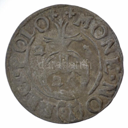 Lengyel Királyság 162?. Poltorak / 3 Polker Ag 'III. Zsigmond' (0,76g) T:2- patina Poland 162?. Poltorak / 3 Polker Ag 'Sigismund III' (0,77g) C:VF patina Krause KM#41