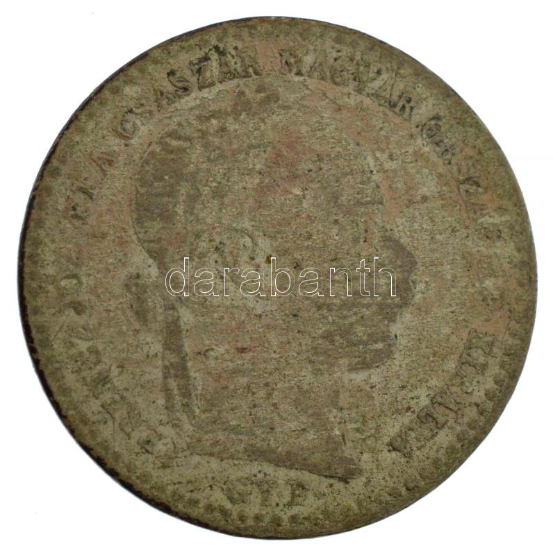 1869KB 10kr Ag 'Magyar Királyi Váltó Pénz' T:3 Adamo M10.1 - Image 2