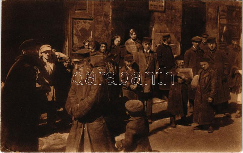 1916 Typy Rosji / Orosz zsidók, Judaika / Typen aus Russland / Russian Jewish people, Judaica + 'M. kir. 40. honvéd gyalogydandár parancsnokság' (EK)