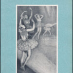 1941 Roszner Károly (1898-?): 3 db balerina nyomat. Ofszet, papír, jelzett a nyomaton. 22x16 cm - Image 3