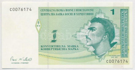 Bosznia-Hercegovina 1998. 1KM T:I- Bosnia and Herzegovina 1998. 1 Konvertibilna Marka C:AU Krause P#59a