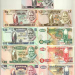 Zambia 1980-1992. 1K-100K (9xklf) T:I Zambia 1980-1992. 1 Kwacha - 100 Kwacha (9xdiff) C:UNC