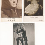 SZÍNÉSZNŐK - 5 db régi képeslap / ACTRESSES - 5 pre-1945 postcards