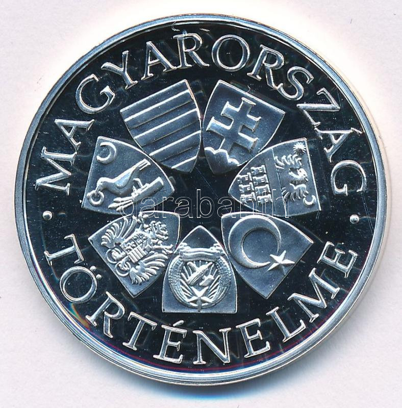 Fritz Mihály (1947- ) DN 'Forradalom és szabadságharc 1956 / Magyarország Történelme' Ag emlékérem (15g/0.500/34mm) T:PP - Image 2