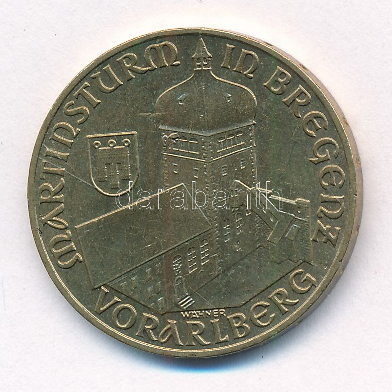 Ausztria 1990. 20Sch Cu-Ni-Al 'Martinsturm Bergenzben' T:1- Austria 1990. 20 Schilling Cu-Ni-Al 'Martinsturm in Bergenz' C:AU - Image 2