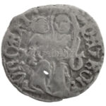 1471-1481K-G Denár Ag 'I. Mátyás' (0,53g) T:2,2- kis ly. Hungary 1471-1481K-G Denar Ag 'Matthias I' (0,53g) C:XF,VF small hole Huszár: 718., Unger I.: 564c