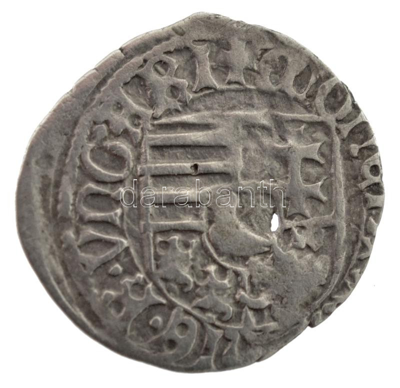 1471-1481K-G Denár Ag 'I. Mátyás' (0,53g) T:2,2- kis ly. Hungary 1471-1481K-G Denar Ag 'Matthias I' (0,53g) C:XF,VF small hole Huszár: 718., Unger I.: 564c - Image 2