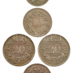 Svájc 1904-1944. 5r-20r Cu-Ni (5xklf) T:2,2- Switzerland 1904-1944. 5 Rappen - 20 Rappen Cu-Ni (5xdiff) C:XF,VF