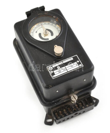 Régi elektromos időkapcsoló. Jelzett: Paul Firchow. Németország, 1950-60 körül. 20x13x13cm