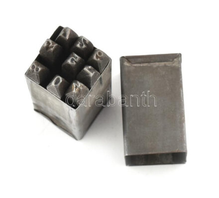 3mm-es számbeütő készlet, 0-8ig. m:6cm
