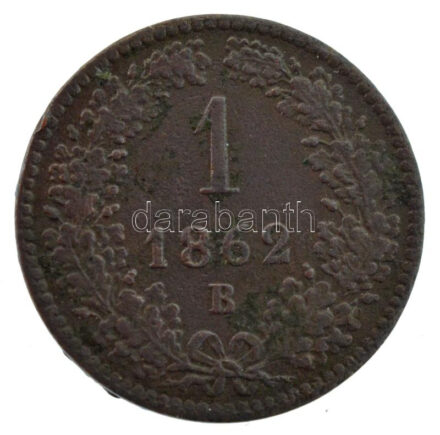 1862B 1kr Cu Gyulafehérvár T:2- ph, karc, ü. Adamo M4