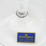 Bohemia kristály boros pohár készlet 6 db . Jelzett, eredeti dobozában, hibátlan. 22 cm - Image 2