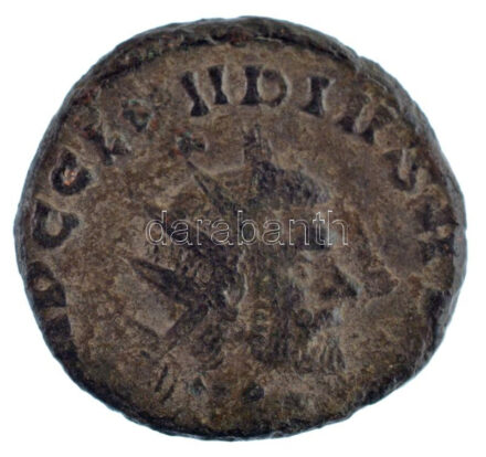 Római Birodalom / Róma / II. Claudius Gothicus 268-270. AE Antoninianus billon (2,73g) T:2- Roman Empire / Rome / Claudius II Gothicus 268-270. AE Antoninianus billon 'IMP C CLAVDIVS AVG / IOVI STATORI' (2,73g) C:VF RIC V 32.