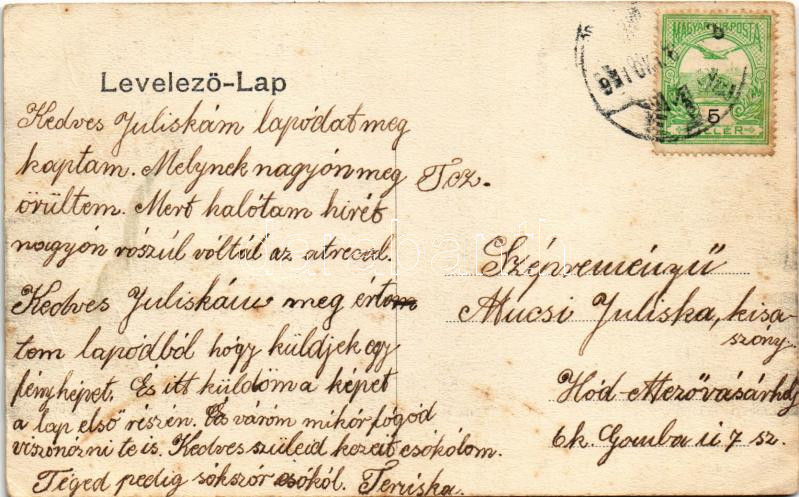 1911 Nagymágocs, Szeszgyár és gőzmalom (fa) - Image 2