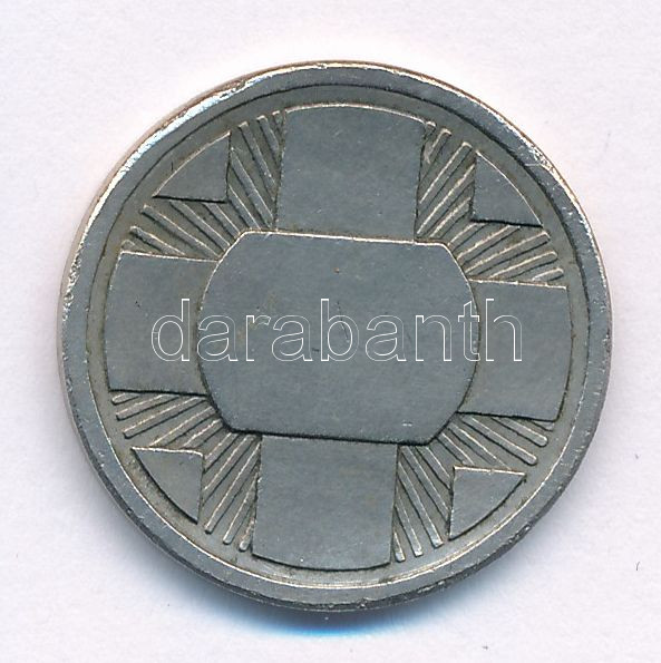 1936. 'Szent Rókus Kórházcsoport' Cu-Ni telefonérme / tantusz (21mm) T:2 - Image 2