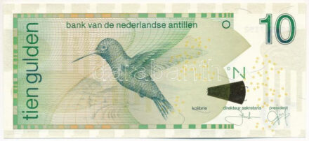 Holland Antillák 2012. 10G '2199527352' T:I Netherlands Antilles 2012. 10 Gulden '2199527352' C:UNC Krause P#28f