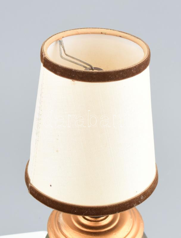 Zsolnay eozin mázas asztali lámpa. 31 cm égővel - Image 2