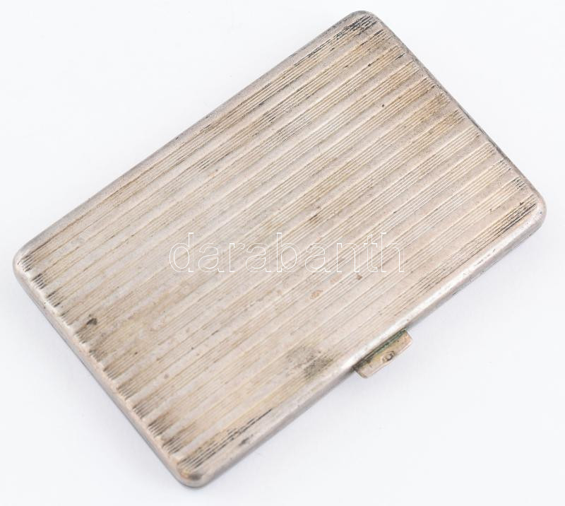 Ezüst (Ag) cigaretta tárca jelzett 51 g 8x5 cm - Image 3