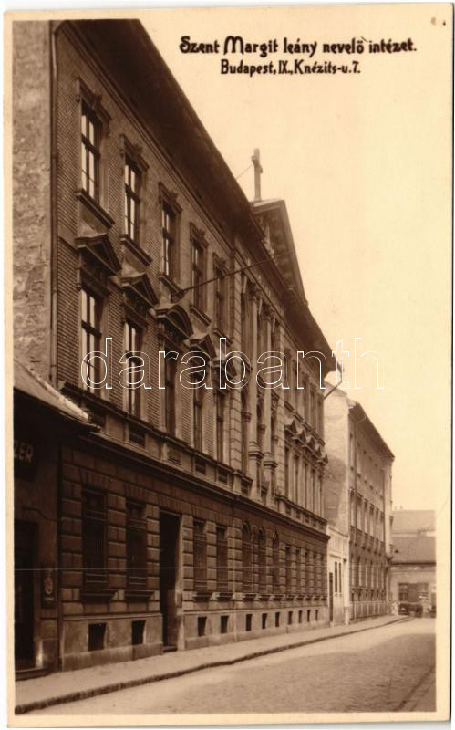 Budapest IX. Szent Margit leány nevelő intézet. Knézits utca 7., Kvassay fényk. photo