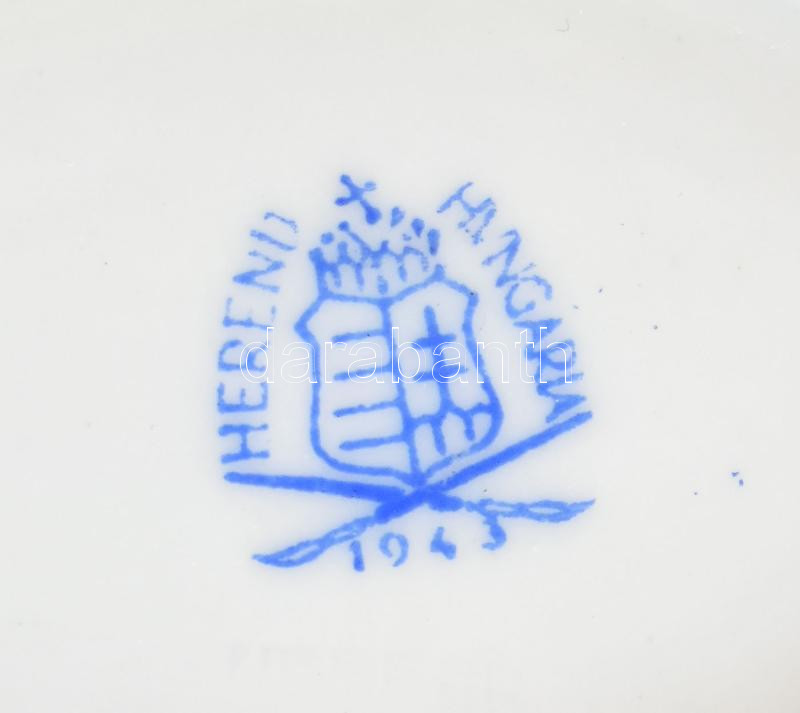 3 db Herendi fácán mintás porcelán tálka. Kézzel festett, jelzett, kis kopással d: 7 cm, 12x8 cm - Image 2