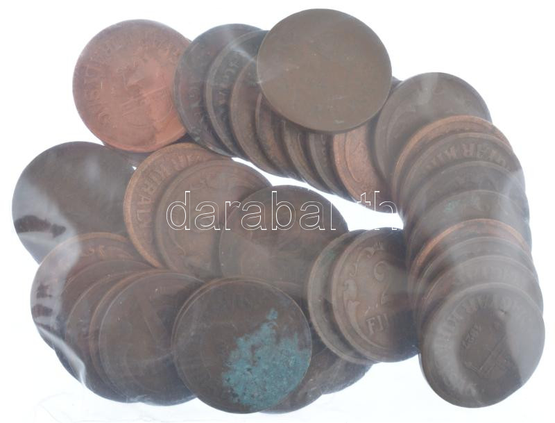 1926-1940. 2f bronz (37db/11xklf) T: vegyes Adamo P2