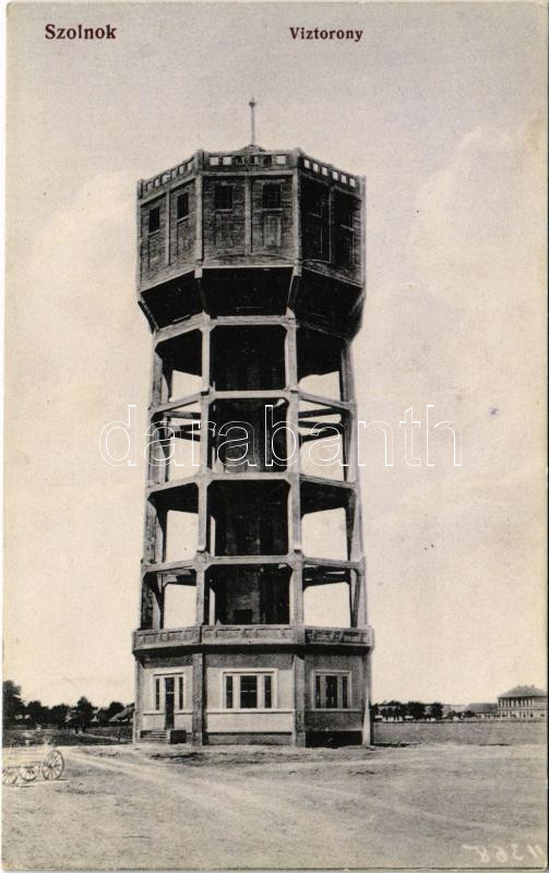 1913 Szolnok, víztorony (Öreghölgy). Gerő Ignác kiadása
