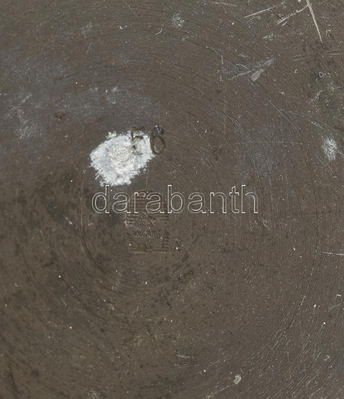 2 db WMF szecessziós réz váza, kézzel készített, kopással, horpadással, jelzett, m:32 cm - Image 3