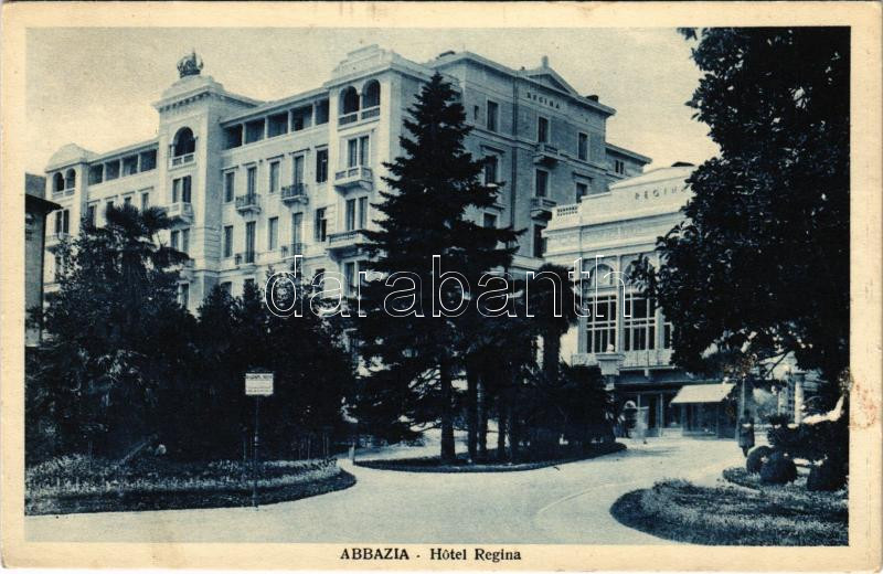 Abbazia, Opatija; Hotel Regina