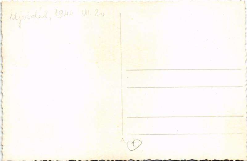 1944 Újvidék, Novi Sad; Vasúti híd / railway bridge. photo - Image 2
