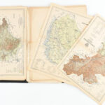 cca 1890-1900 62 db vármegye térkép a Pallas Nagy Lexikonából, vegyesen, mappában, 30x24 cm