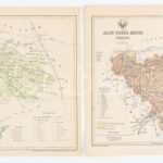 cca 1890-1900 62 db vármegye térkép a Pallas Nagy Lexikonából, vegyesen, mappában, 30x24 cm - Image 2