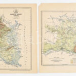 cca 1890-1900 62 db vármegye térkép a Pallas Nagy Lexikonából, vegyesen, mappában, 30x24 cm - Image 3