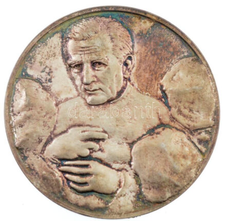 Györfi Sándor (1951-) 1994. 'Lampé László professzor a Debreceni Női Klinika igazgatója 65 éves' kétoldalas fém emlékérem (42,5mm) T:1- patina, kis ph