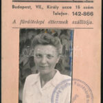 1936 Fényképes bérletjegy Siófok nagy strand fürdőre