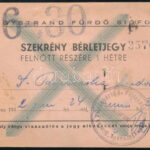 1936 Fényképes bérletjegy Siófok nagy strand fürdőre - Image 2