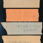 1942 4 db kassai (Felvidék) mozijegy a Pátria, Phönix, Palace, Rákóczi mozikba hátoldalt a megtekintett filmek címeivel - Image 2
