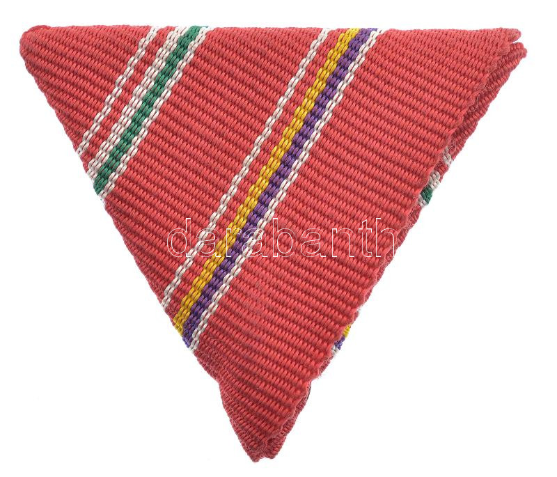 1948. 'Zalka Máté Emlékérem' eredeti mellszalagja újszerű állapotban Hungary 1948. 'Máté Zalka Commemorative Medal' original ribbon in very good condition NMK 699.