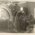 1917 Braila, Elektriertätswerke / electricity works, power plant interior. photo