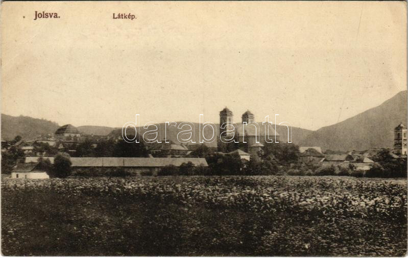 Jolsva, Jelsava; látkép. Divald Károly Fia kiadása / general view (EB)
