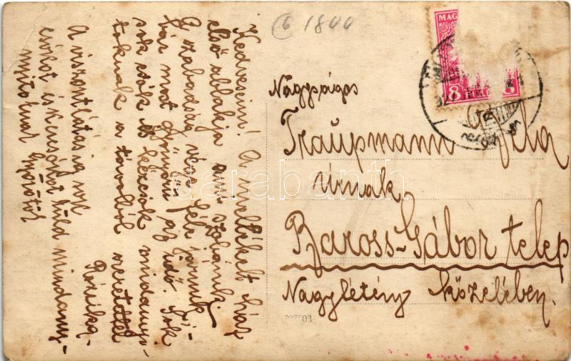 1927 Balatonfüred, Honvéd tiszti otthon. photo (EK) - Image 2