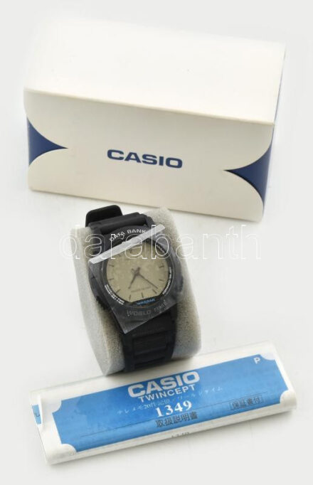Casio 1349 ABX-20 kvarc férfi karóra, eredeti dobozában, leírással, használatlan állapotban