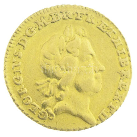 Nagy-Britannia 1718. 1/4G Au 'I. György' (2,08g/0.917) T:1-,2 Great Britain 1718. 1/4 Guinea Au 'George I' (2,08g/0.917) C:AU,XF Krause KM#555