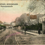 Kismarton, Eisenstadt; Permayerstrasse. Verlag Josef Popper 1922. / utca / street (EB)