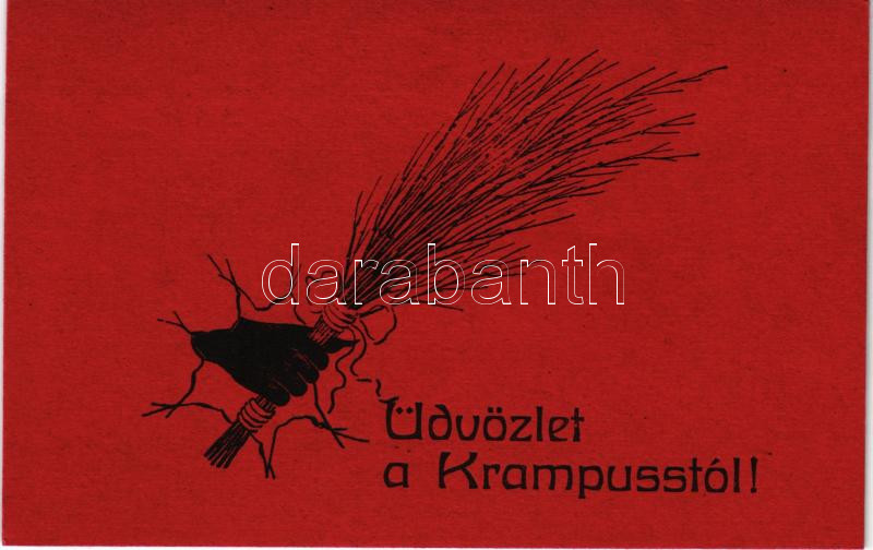 Üdvözlet a Krampusztól! virgács / Krampus greeting, birch