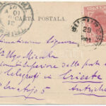 1901 Bucharest, Bukarest, Bucuresti, Bucuresci; Strada Lipscani, Banca Generala Romana / street view, bank, shops. mini card (9 cm x 7 cm) (small tear) - Image 2