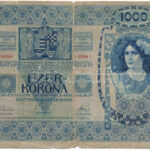 1902. 1000K felülbélyegzés nélkül T:III- beszakadások Adamo SK35